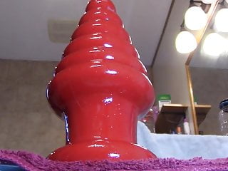 Huge Anal - Red American Bombshell Destroyer Ribbled Pyramid free video