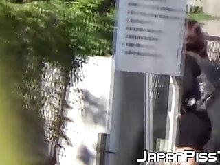 Young Japanese Babes Secretly Peeing All Around Town free video