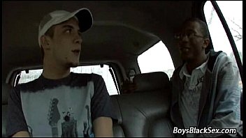 Blacks On Boys - Interracial Hardcore Gay Porn Movie 17