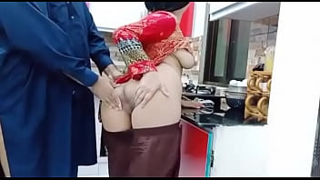 Real Pakistani Beautifull Wife Anal Fucked In Kitchen While She Is Cooking With Clear Hindi Audio free video