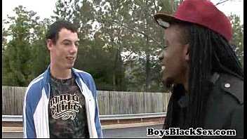 Blacks On Boys - Gay Hardcore Bareback Fuck Video 04