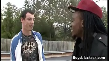 Blacks Onboys - Black Gay Dude Fuck White Twink Hard 04 free video