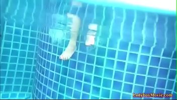 Gorgeous Ladyboy Having Fun In Swimming Pool free video