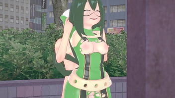 Tsuyu Asui Having Sex Pov Park 2 | Boku No Hero | Short free video