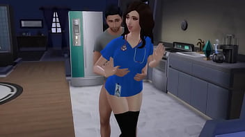 Teen Nurse Gets Triple Creampie From Her Step Brother (Sims4) free video