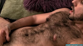 Hairy Amateur Dominic Cums All Over His Burly Body Solo free video