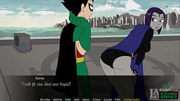 Teen Titans Ep 14 Treinamento Com Ravena, Beijos E Tapas Na Bunda Como Recompensa free video