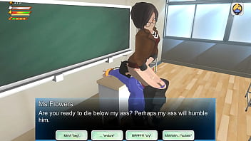 Femdom Teacher Spanks And Pisses On You In Class free video