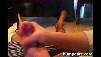 Housewife Gives Hubby Handjob On The Floor free video