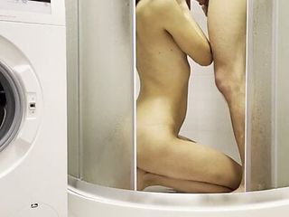 Exciting Sex Of A Beautiful Couple In The Shower free video